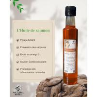 Huile saumon topper naturel pour chiens 1 