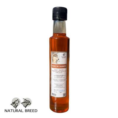 Huile saumon topper naturel pour chiens 1