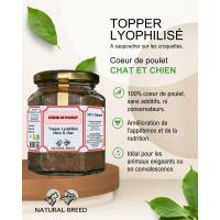 Topper lyophilise coeur poulet 1 